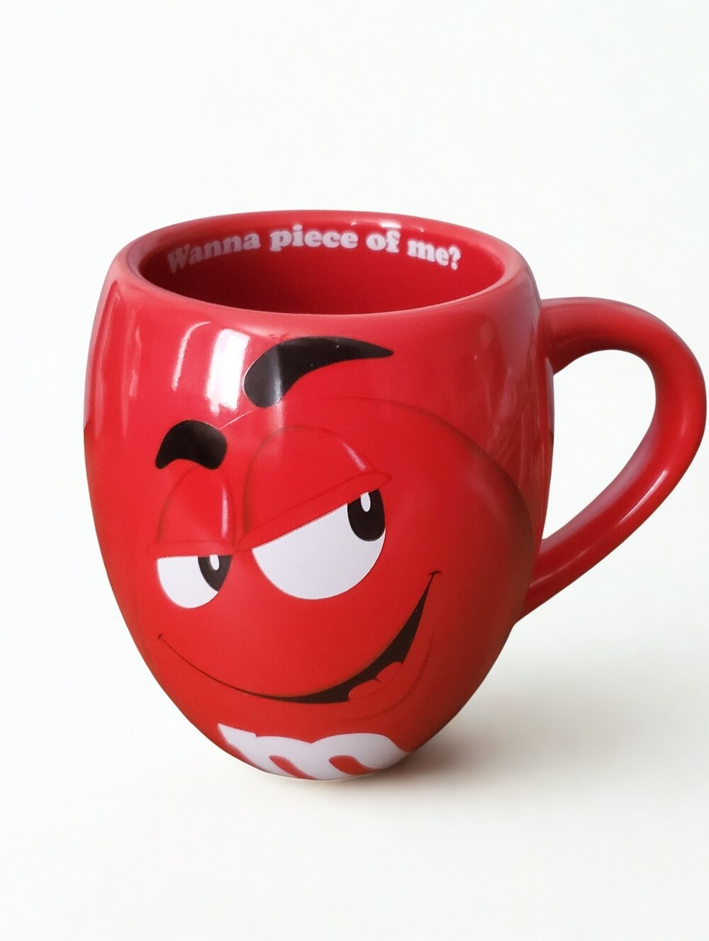 M&M's World 2013 Red M&M Character coffee Tea Barrel mug collectable unique gift